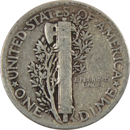 1942 Mercury Dime AG about Good 90% Silver 10C Coin Master Coins