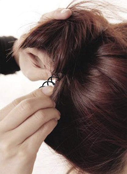 4Pcs 1.88 Inch Length Spiral Hair Pin Spin Twist Pin for Women DIY Hair Style, Black