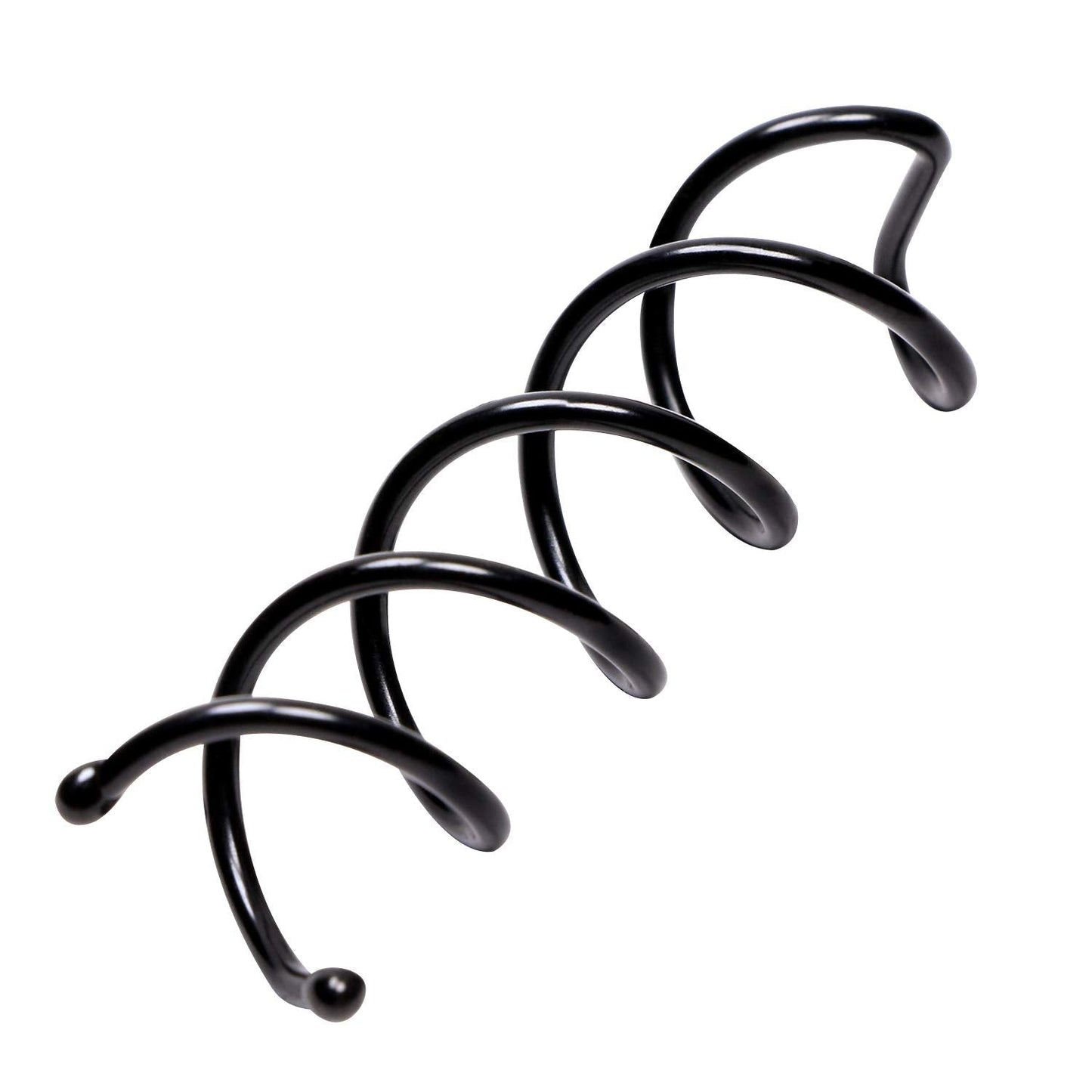 4Pcs 1.88 Inch Length Spiral Hair Pin Spin Twist Pin for Women DIY Hair Style, Black