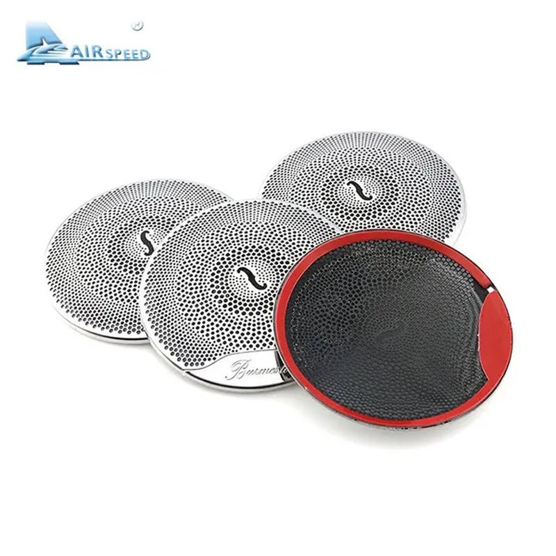 4PCS for Mercedes Benz W205 W213 Glc AMG Accessories for Mercedes GLC Benz W205 W213 Interior Trim Door Audio Speaker Cover - WORLD TIME VISITS