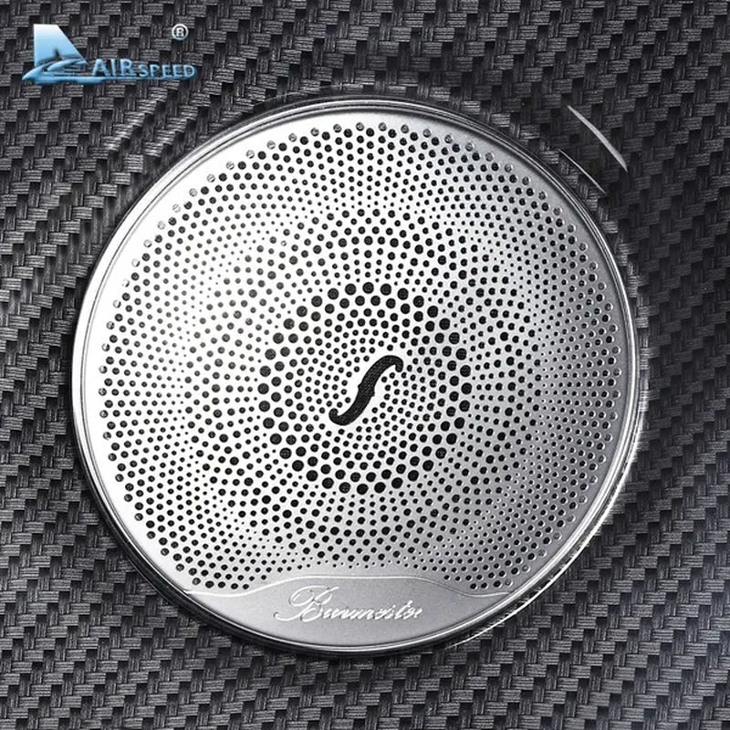 4PCS for Mercedes Benz W205 W213 Glc AMG Accessories for Mercedes GLC Benz W205 W213 Interior Trim Door Audio Speaker Cover - WORLD TIME VISITS
