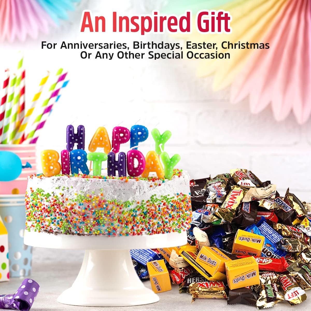 5 Lb Assorted Bulk Chocolate Candy Mix - Fun Size, Holiday, Office Assortment