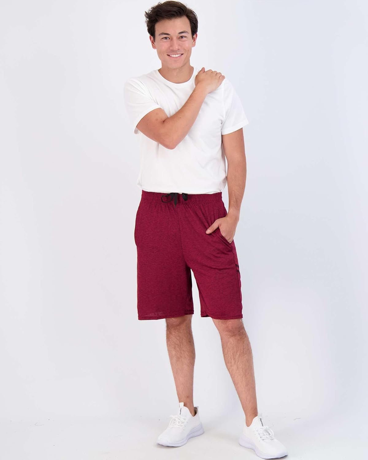 5 Pack Men'S Active Quick Dry Fit Shorts - Athletic Running Gym Workout Casual Shorts with Pockets Bulk