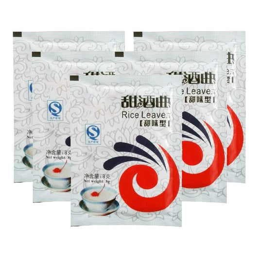 5 Packs Chinese Sweet Rice Wine Fermentation Starter Leaven Powder Making Home - WORLD TIME VISITS