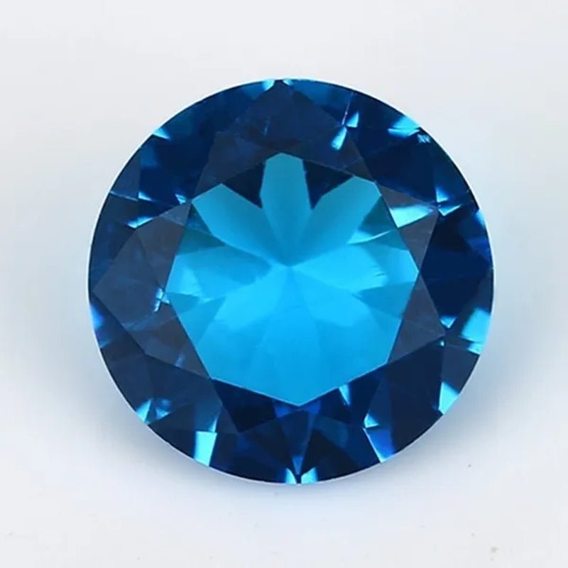 5 Pcs Beautiful Unheated Sea Blue Diamond 11×11mm Sapphire Round Cut Sri-Lanka Gemstone  gemstones gemstones gemstones gemstone