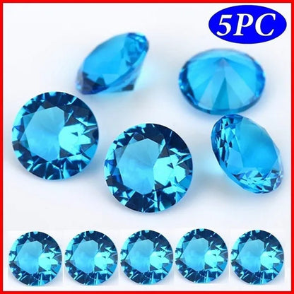 5 Pcs Beautiful Unheated Sea Blue Diamond 11×11mm Sapphire Round Cut Sri-Lanka Gemstone  gemstones gemstones gemstones gemstone