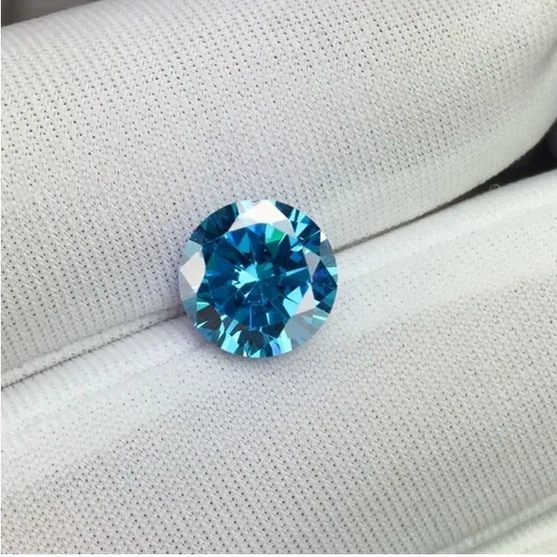 5 Pcs Beautiful Unheated Sea Blue Diamond 11×11mm Sapphire Round Cut Sri - Lanka Gemstone gemstones gemstones gemstones gemstone - WORLD TIME VISITS