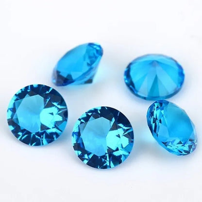 5 Pcs Beautiful Unheated Sea Blue Diamond 11×11mm Sapphire Round Cut Sri-Lanka Gemstone  gemstones gemstones gemstones gemstone