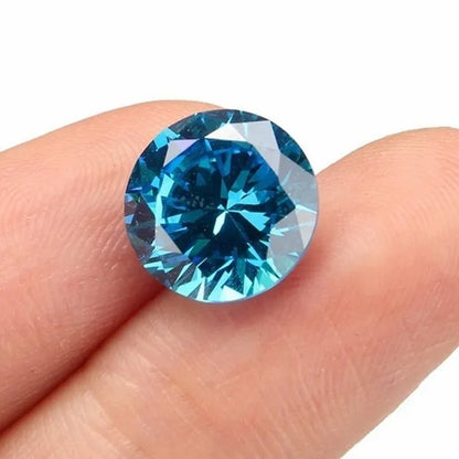 5 Pcs Beautiful Unheated Sea Blue Diamond 11×11mm Sapphire Round Cut Sri-Lanka Gemstone  gemstones gemstones gemstones gemstone