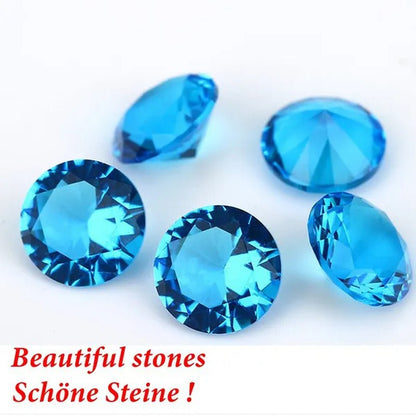 5 Pcs Natural Beautiful Unheated Sea Blue Diamond 10.0mm Sapphire Round Cut Sri-Lanka Gemstone