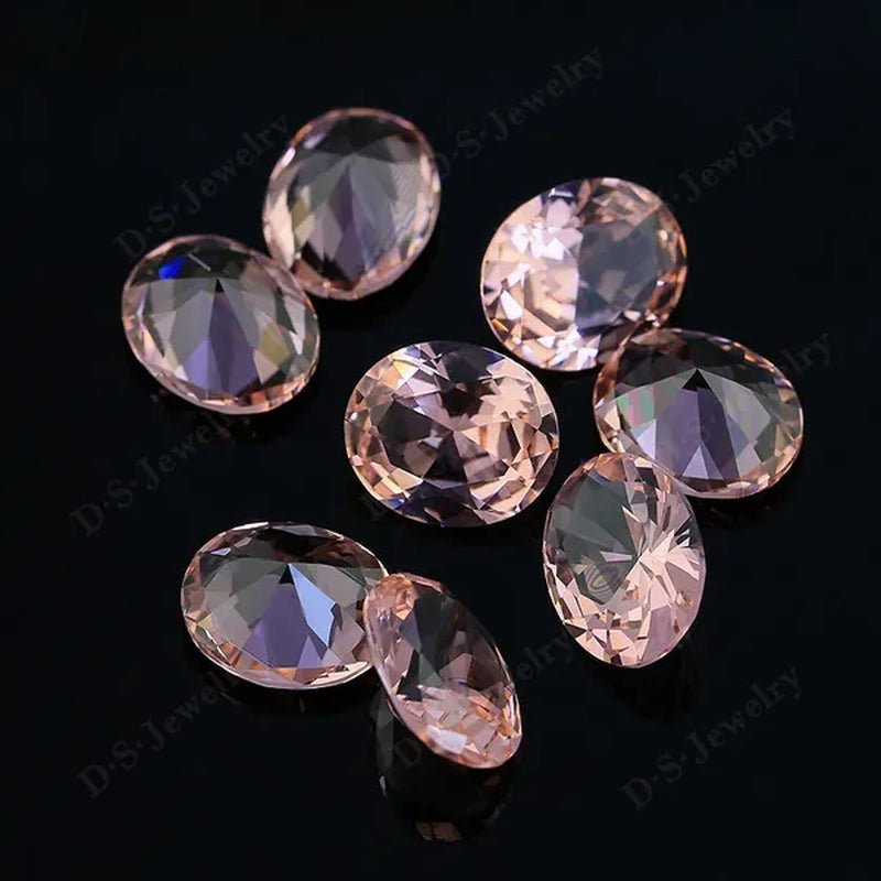5 PCS UNHEATED PINK SAPPHIRE 10X11MM DIAMOND Oval CUT AAAA+ LOOSE GEMSTONES