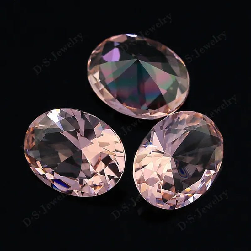 5 PCS UNHEATED PINK SAPPHIRE 10X11MM DIAMOND Oval CUT AAAA+ LOOSE GEMSTONES