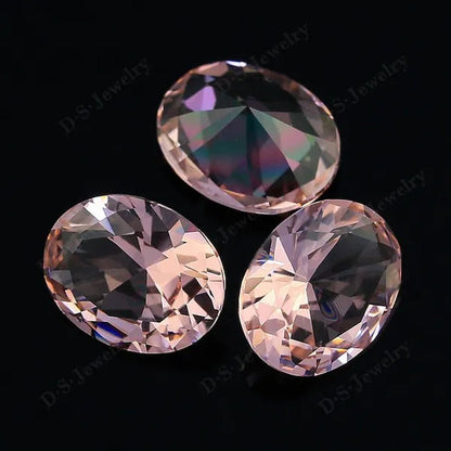 5 PCS UNHEATED PINK SAPPHIRE 10X11MM DIAMOND Oval CUT AAAA+ LOOSE GEMSTONES