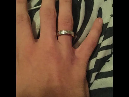 New Eternal Love Gold and Silver Rings Couple Gold Ring