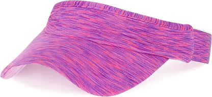 1 Piece of Sun Visor Hat Stretch Headband Visor Sport Wear Athletic Visor Elastic Visor Cap for Women and Men - WORLD TIME VISITS