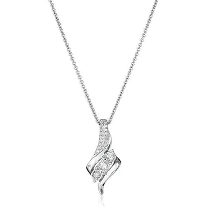 Exquisite Bridal Wedding Clavicle Necklace Cubic Zirconia Necklace Valentine'S Day Gift