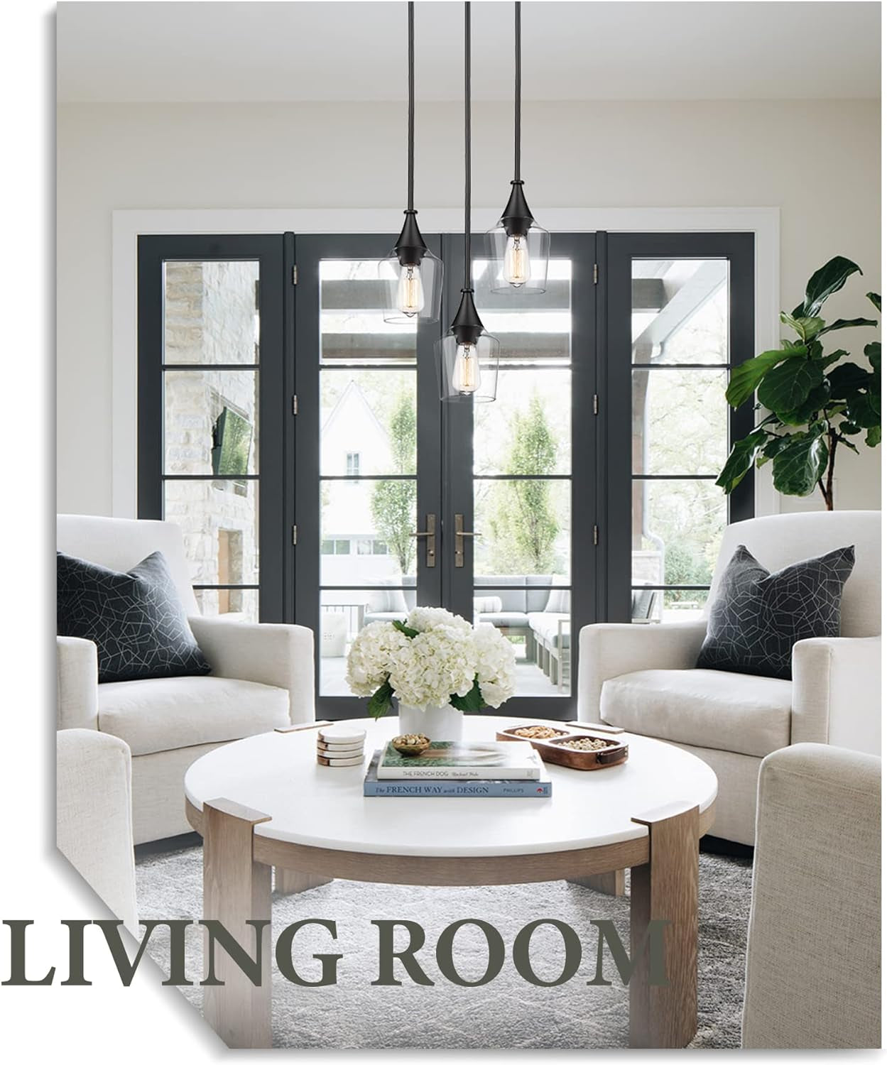 Modern Pendant Light Fixture, 1-Light Black Hanging Light Light Fixtures with Wine Glass Shade, Adjustable Height, Kitchen Island Pendant Lighting for Dining Room