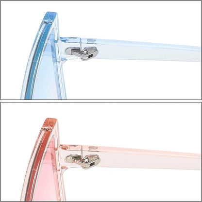 Square Oversized Sunglasses for Women Men Flat Top Fashion Shades