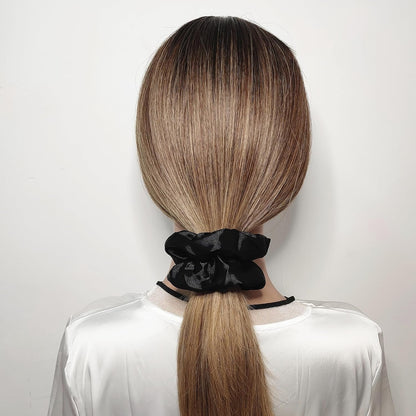 6 Pcs Satin Silk Scrunchies - Hair Ties, Fashion Hair Bands, Bows, Ropes, Elastic Bracelets, Ponytail Holders, Hair Accessories for Women and Girls (4.5 Inch, Classic Color)