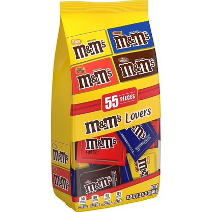 Original, Peanut, Peanut Butter & Caramel Fun Size Bulk Easter Chocolate Candy, 30.35 Oz, 55 Ct, Bag