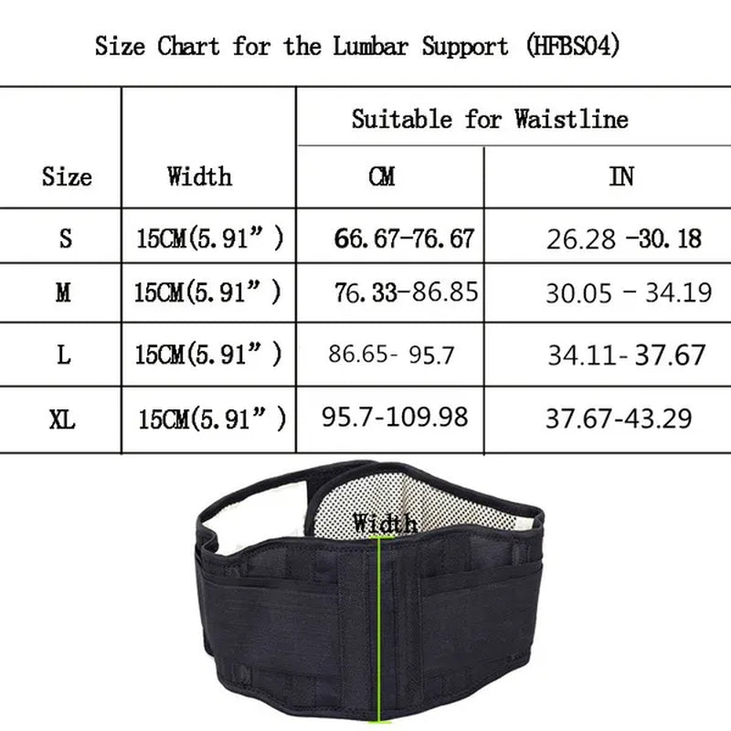 2022 New Adjustable Waist Tourmaline Self-Heating Magnetic Therapy Back Lumbar Support Belt Lumbar Support
