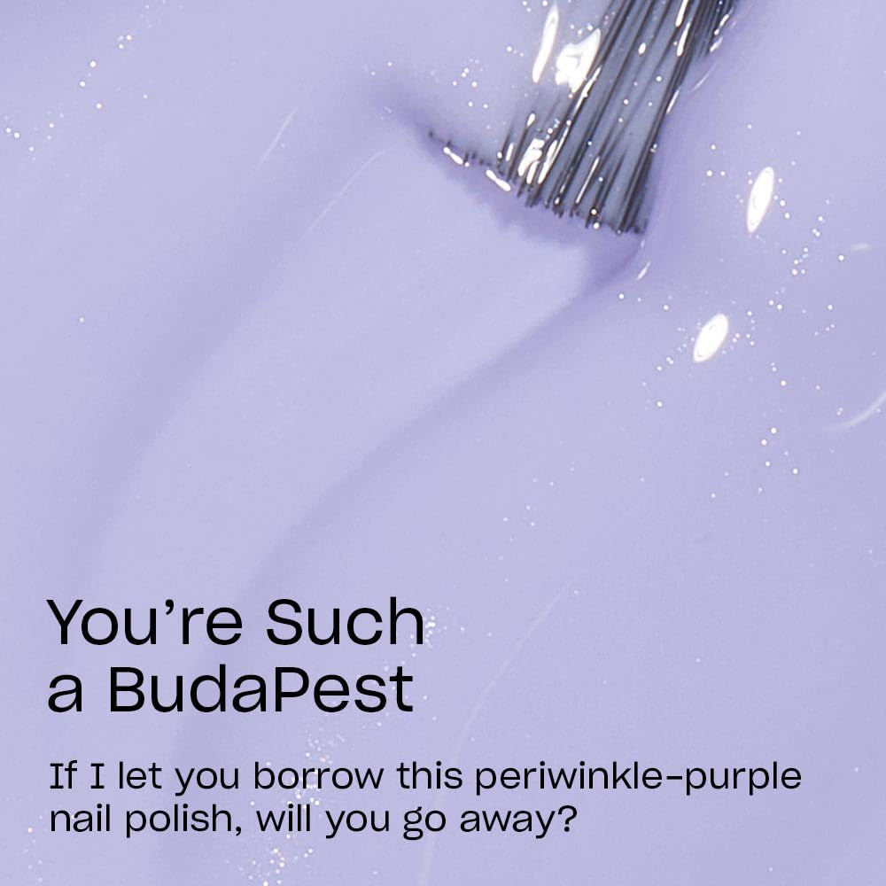 OPI Nail Lacquer Nail Polish | Opaque Light Purple Crème Chip Resistant Nail Polish | Vegan, Fast Drying, Streak Free