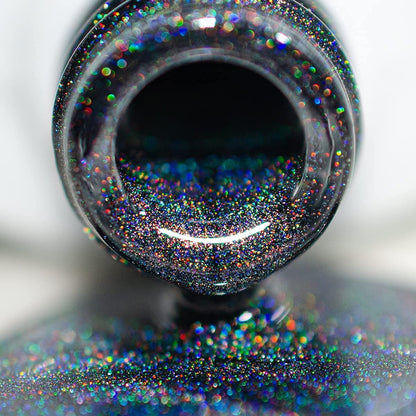 Holographic Gel Nail Polish Glitter: Led UV Gel Polish Sparkle Color Soak off Nail Art Gel DIY Design Manicure 1 PCS 8ML Metallic Grey