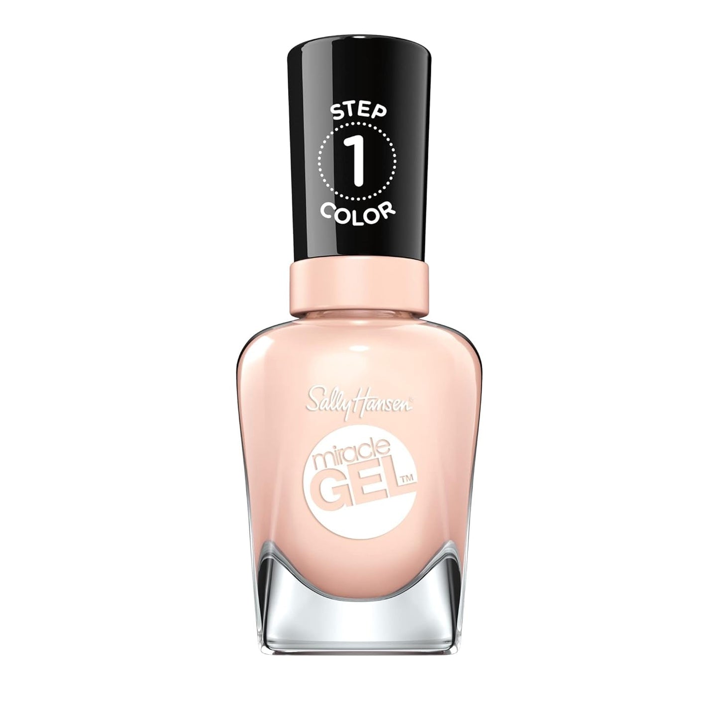 Miracle Gel™, Sheer Happiness, Long Lasting, Gel-Like Formula, No UV Lamp Needed, Pink Nail Polish