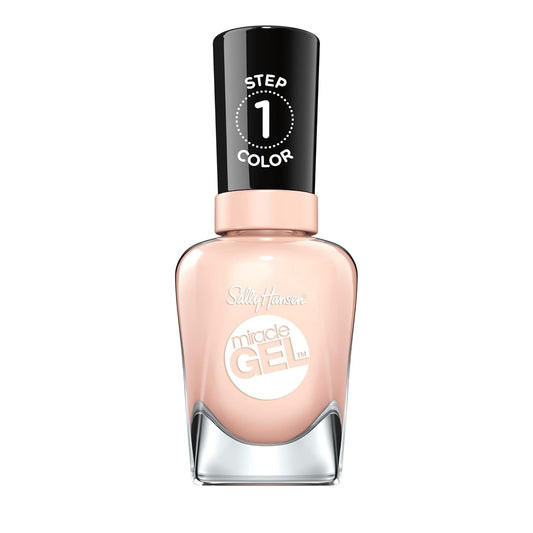 Miracle Gel™, Sheer Happiness, Long Lasting, Gel-Like Formula, No UV Lamp Needed, Pink Nail Polish
