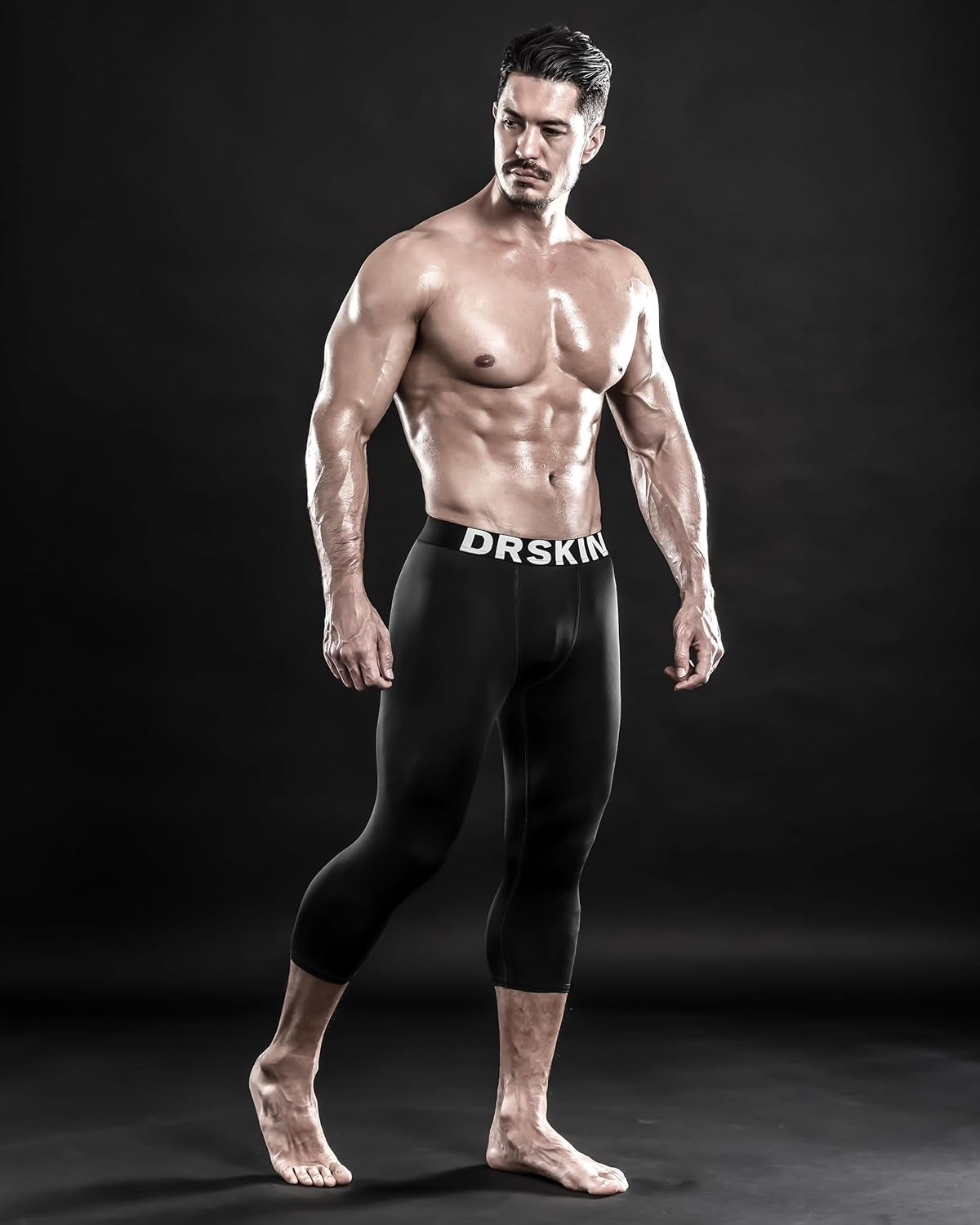 3, 2 or 1 Pack Men’S 3/4 Compression Pants Tights Leggings Shorts Sports Athletic Baselayer Running Workout Active - WORLD TIME VISITS