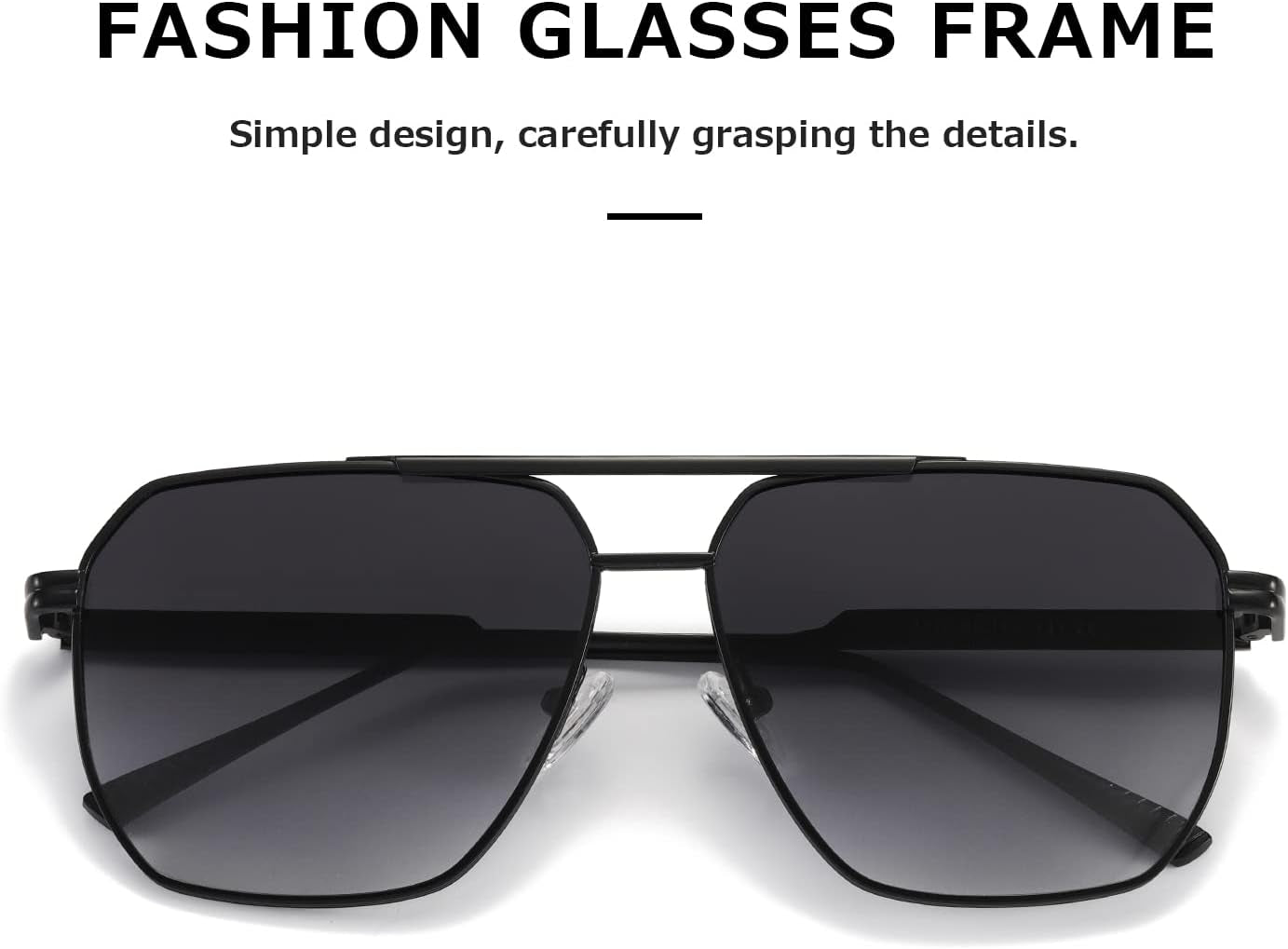 Polarized Sunglasses Womens Men Retro Oversized Square Vintage Shades Classic Large Metal Sun Glasses K1221