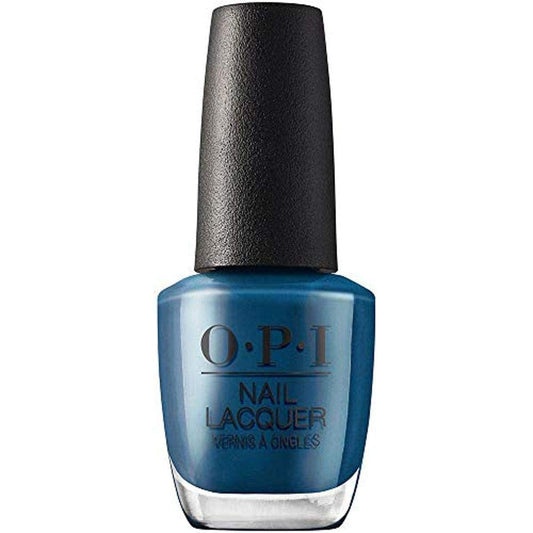 OPI Nail Lacquer Nail Polish | Opaque Dark Blue Green Crème Chip Resistant Nail Polish | Vegan, Fast Drying, Streak Free