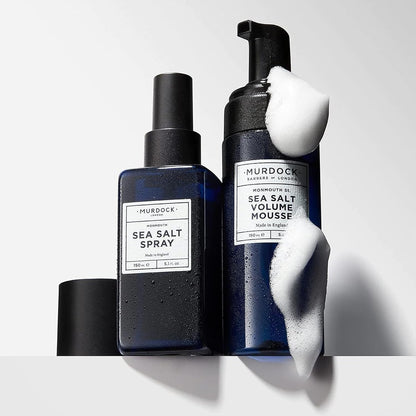 Sea Salt Volume Mousse | Thickening Matte Provides Volume and Hold | Vegan | Made in England | 5.07 Oz