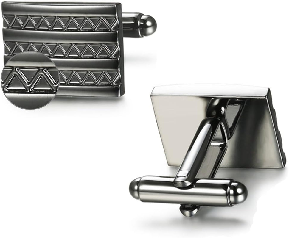 4-8 Pairs Wedding Business Classic Cufflinks for Men Unique Cufflink Set Mens