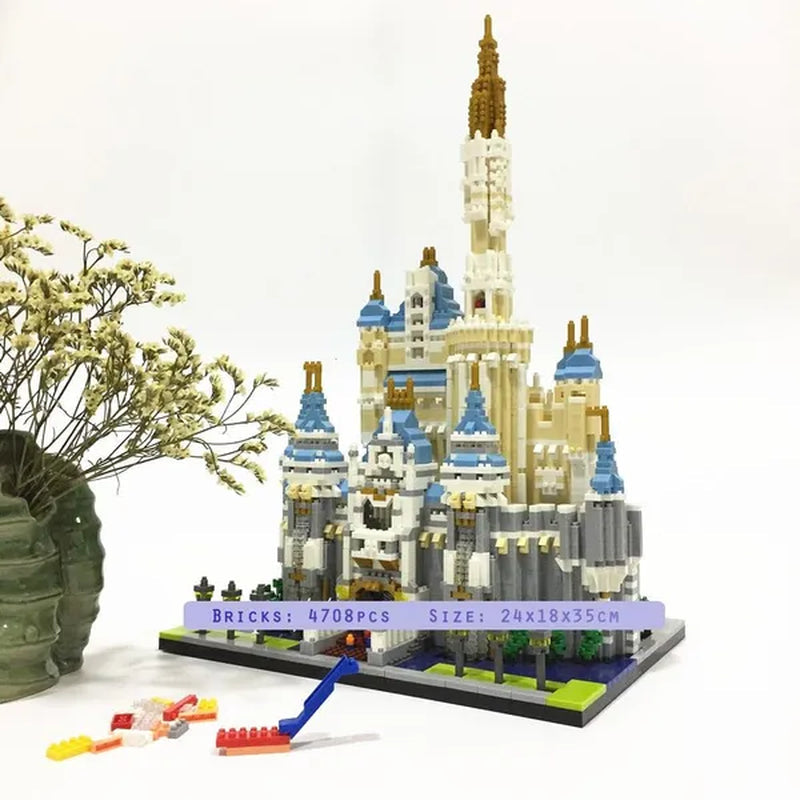 World Architecture Building Blocks Set Landmarks Diamond Blocks Toys (Height 20-40cm) Saint Basil's Cathedral, Big Ben, Taj Mahal, White House, Louvre Museum, Arc de Triomphe, London Bridge