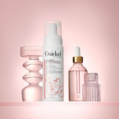 Ouidad Advanced Climate Control Volumizing Foam - 7 Fl Oz, Lightweight Hair Styling Foam, Anti-Frizz Nano Technology, Adds Volume, Fights Frizz & Defines Curls, Crunch-Free Hold, for All Curl Types