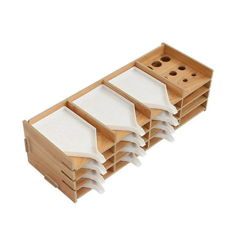 Diamond Painting Tool Tray Point Drill Pen Wood Organizer Holder Detachable Diamond embroidery Accessories - WORLD TIME VISITS