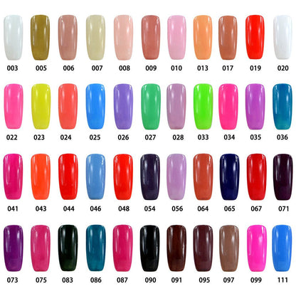 Soak-Off UV LED Gel Polish Nail Art Manicure Lacquer Deep Pink Color 034