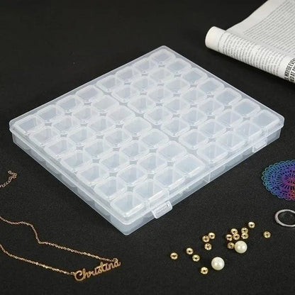 56 Grids Diamond Painting Jewelry Box Earring Embroidery Plastic Storage Case