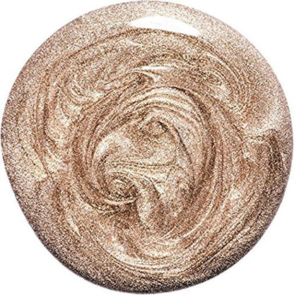 Nail Enamel, Chip Resistant Nail Polish, Glossy Shine Finish, in Nude/Brown, 130 Gilded Goddess, 0.5 Oz