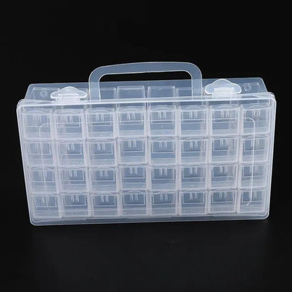 56/48/40/32/12 Diamond Painting Tools Accessories Beads Container Rhinestone Diamond Embroidery Stone Storage Convenience Box
