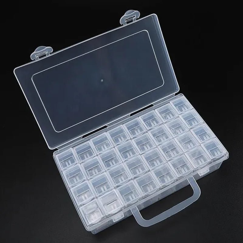 56/48/40/32/12 Diamond Painting Tools Accessories Beads Container Rhinestone Diamond Embroidery Stone Storage Convenience Box