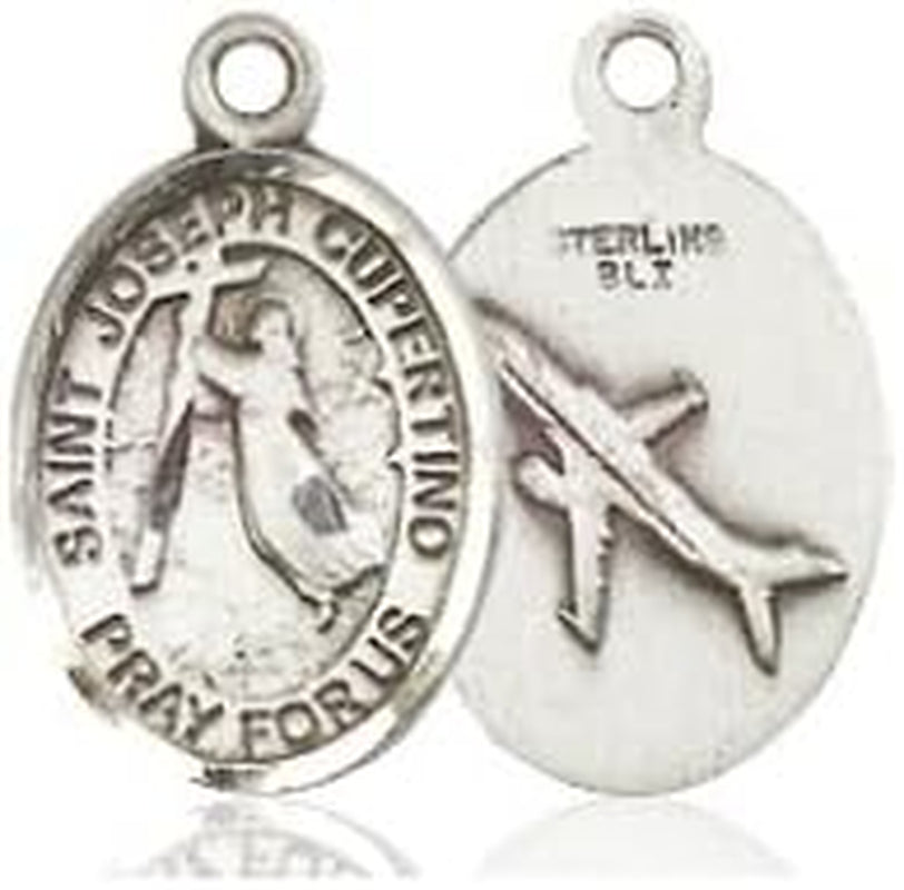 Sterling Silver St. Joseph of Cupertino Pendant - WORLD TIME VISITS