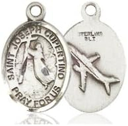 Sterling Silver St. Joseph of Cupertino Pendant - WORLD TIME VISITS