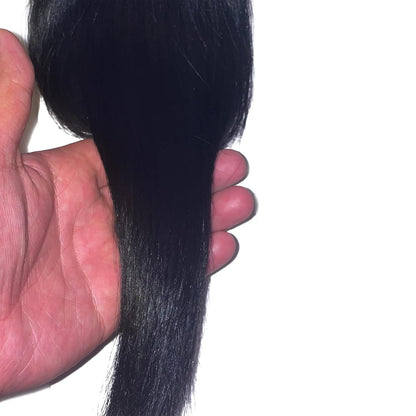 New Remy Yaky-Remy Blue 100% VIRGIN Human Hair Weave- Shed Free&Tangle Free (#1, 10“ Packs of 2)