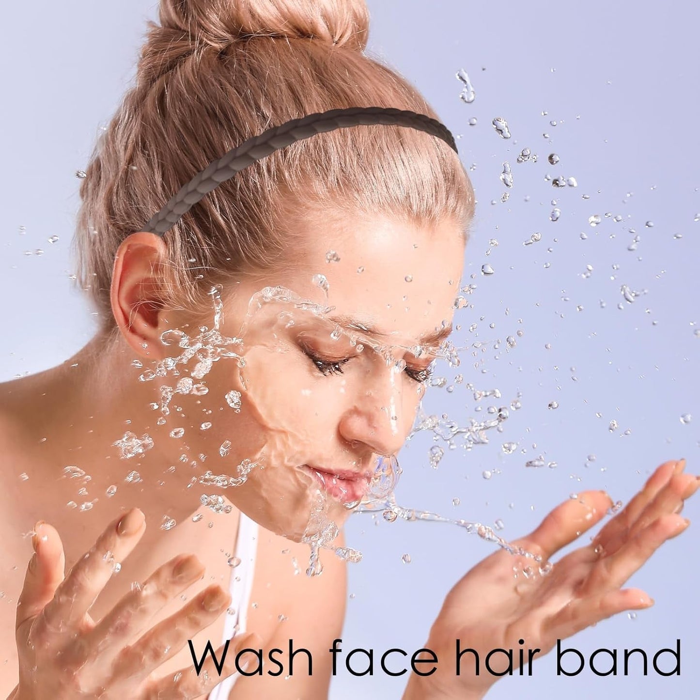 9 Pcs Plastic Headbands with Teeth,Headbands for Women Men Non Slip,Comb Hair Bands Accessory for Teen Girls,Coffee and Black