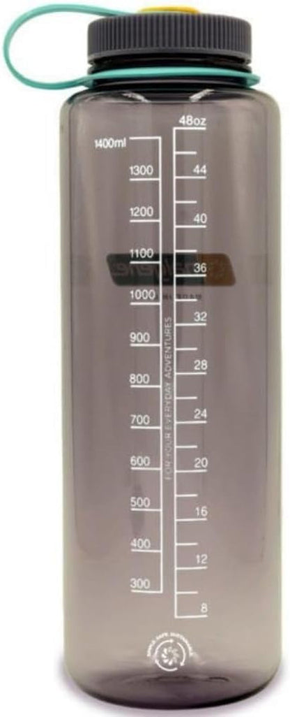 Sustain Tritan Bpa-Free Water Bottle Made with Material Derived from 50% Plastic Waste (Using ISCC Certified Mass Balance), 48 OZ, Wide Mouth, Aubergine