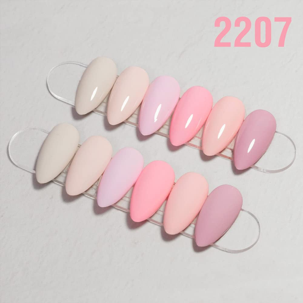 VENALISA Hema-Free Pink Gel Nail Polish Set- 6 Colors Popular Nude Pink Gel Polish Kit, Soak off LED Nail Lamp Light Pink Gel Manicure Kit DIY at Home Salon Gifts for Women Girls - WORLD TIME VISITS