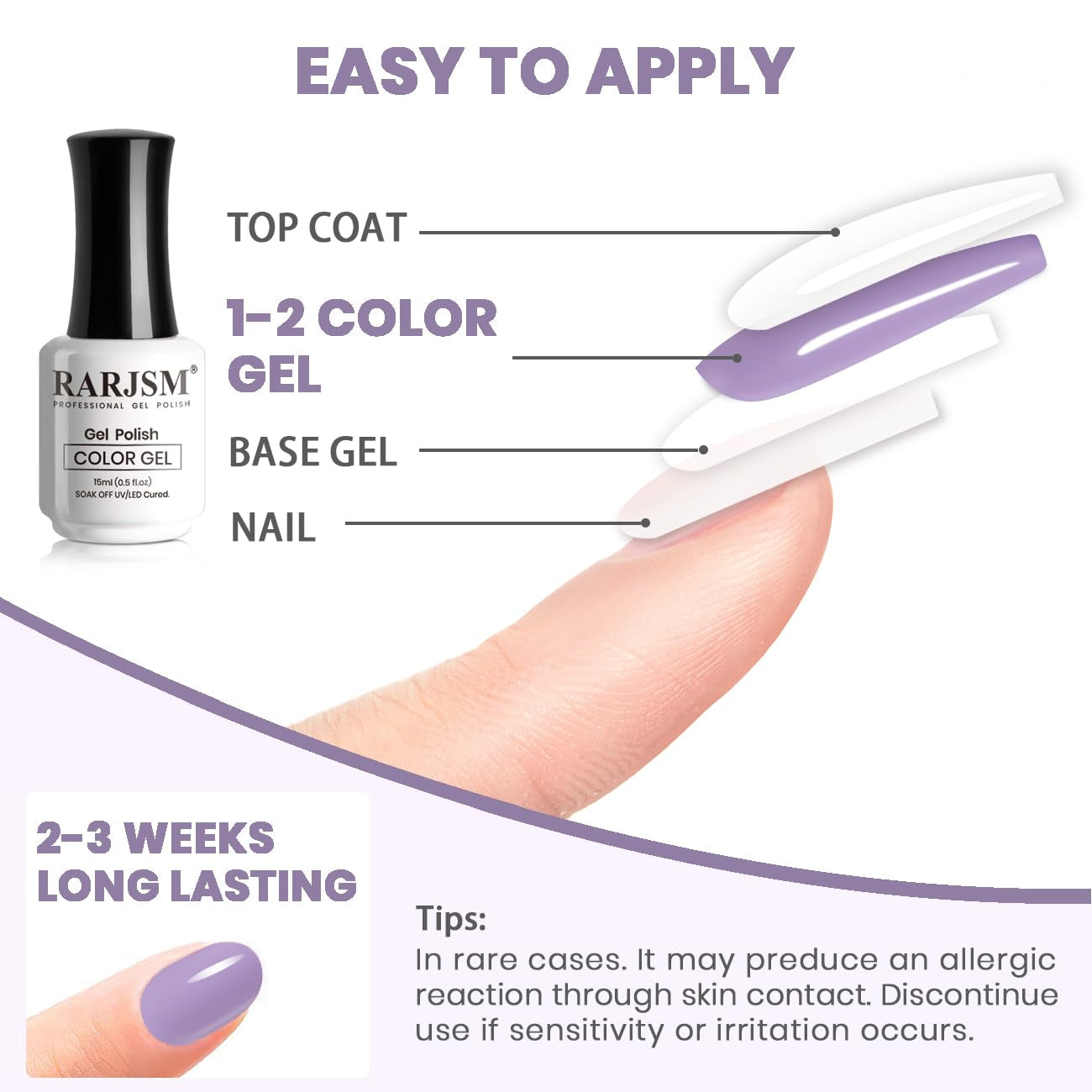 Gel Nail Polish Blue Purple 15Ml Dark Opaque Pastel Gel Polish Milky Bluish Purple 1 Piece Single Bottle Cool Tone Soak off at Home Salon DIY French Manicure Nails Art