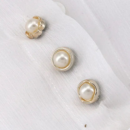 100/30/10Pcs Cute Practical Anti-Glare Brooch Dress Neckline Pearl Pin Clothes Fixed Brooch Women Girl Fashion Jewelry Accessories